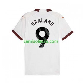Camisolas de futebol Manchester City Erling Haaland 9 Equipamento Alternativa 2023/24 Manga Curta